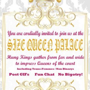 Size Queen Palace Invitation