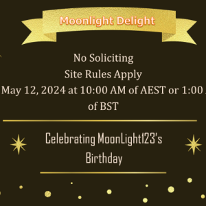 Celebrating MoonLight123's Birthday at Moonlight Delight